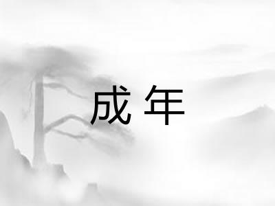 成年