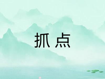 抓点 抓点