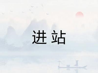 进站 进站