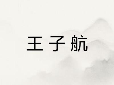 王子航 王子航