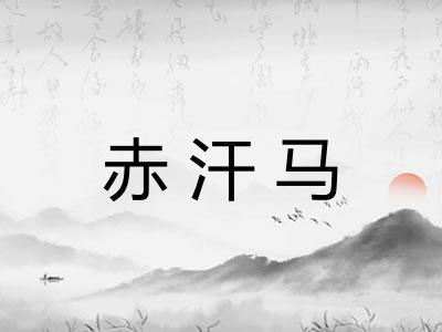赤汗马