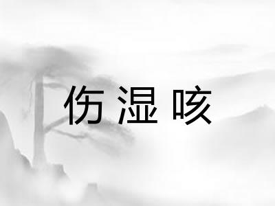 伤湿咳 伤湿咳