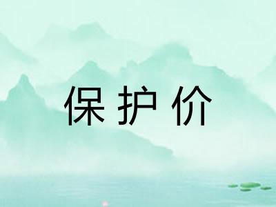 保护价 保护价