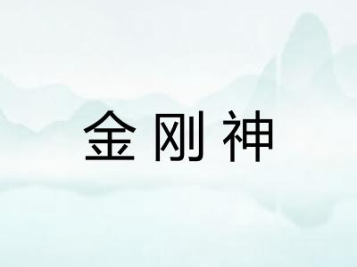 金刚神 金刚神