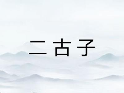 二古子 二古子