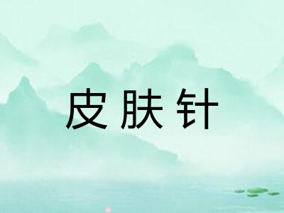 皮肤针