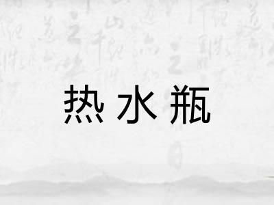 热水瓶 热水瓶