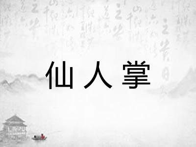 仙人掌 仙人掌
