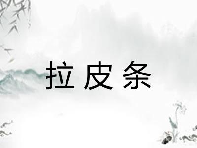 拉皮条