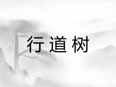 行道树 行道树