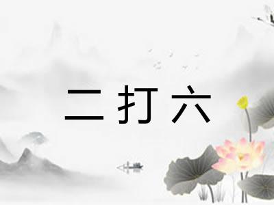 二打六