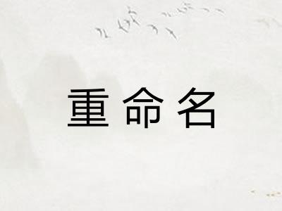 重命名