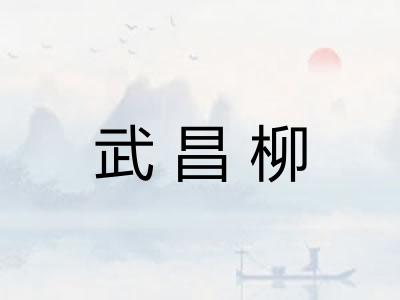 武昌柳 武昌柳