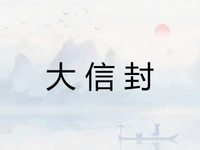 大信封