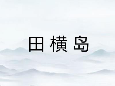 田横岛