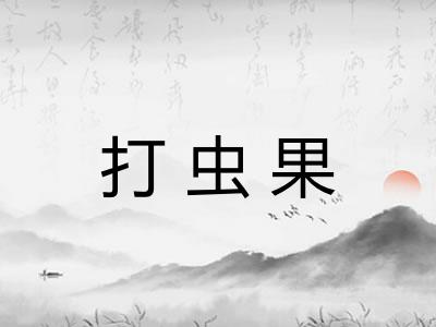 打虫果