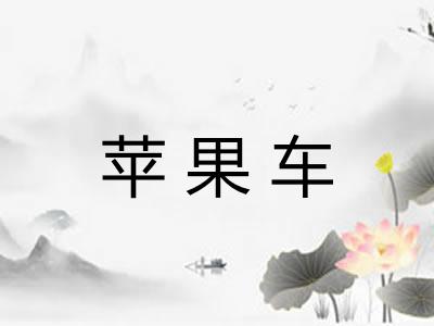苹果车 苹果车