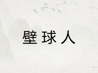 壁球人