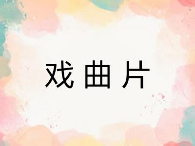 戏曲片 戏曲片