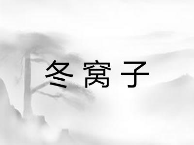 冬窝子 冬窝子
