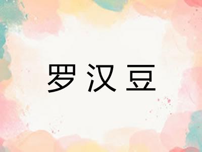 罗汉豆 罗汉豆