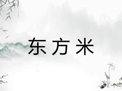东方米 东方米