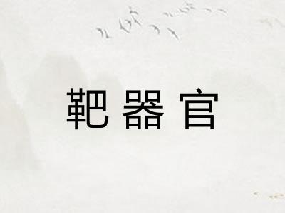 靶器官 靶器官