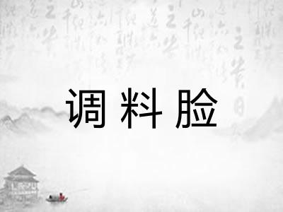 调料脸 调料脸