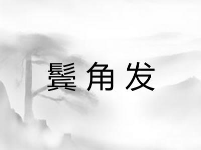 鬓角发 鬓角发