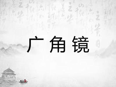 广角镜