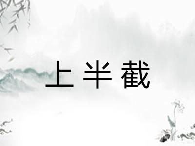 上半截