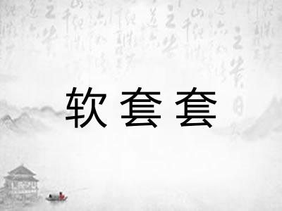 软套套