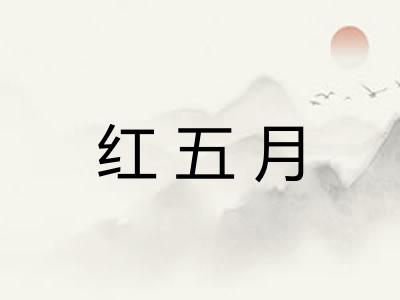 红五月 红五月