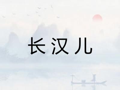 长汉儿 长汉儿