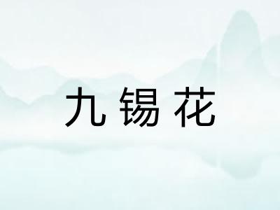 九锡花 九锡花
