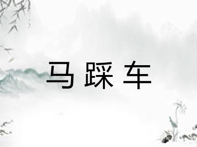 马踩车 马踩车