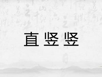 直竖竖 直竖竖