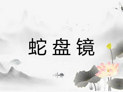 蛇盘镜