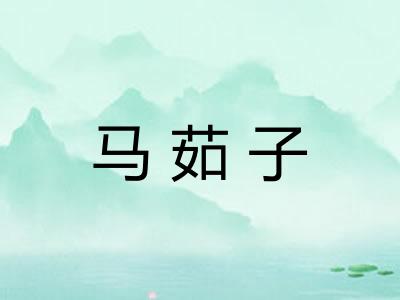 马茹子 马茹子