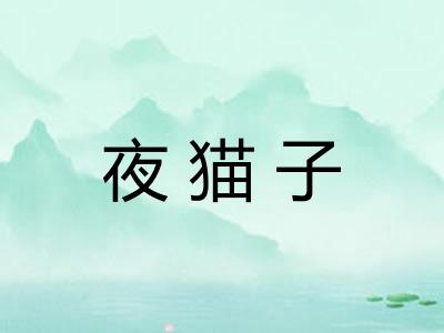 夜猫子