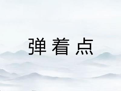弹着点 弹着点