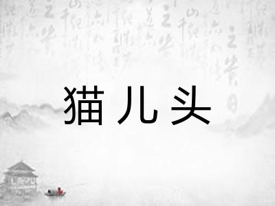 猫儿头 猫儿头