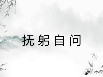 抚躬自问 抚躬自问