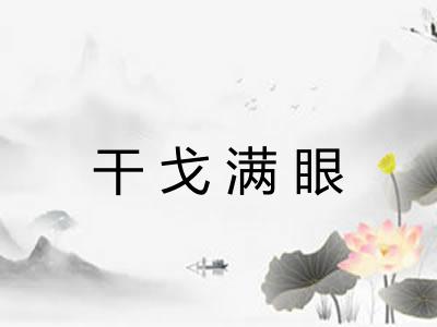 干戈满眼 干戈满眼