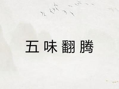 五味翻腾
