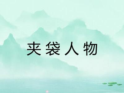 夹袋人物 夹袋人物