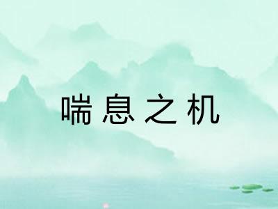 喘息之机 喘息之机