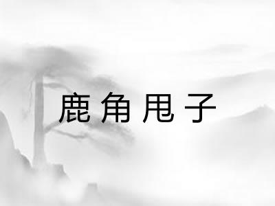 鹿角甩子 鹿角甩子