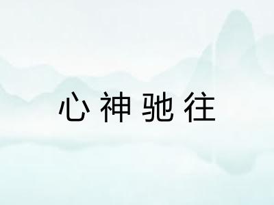 心神驰往