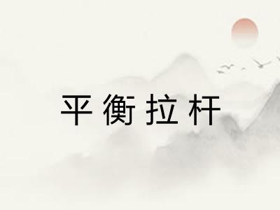 平衡拉杆 平衡拉杆